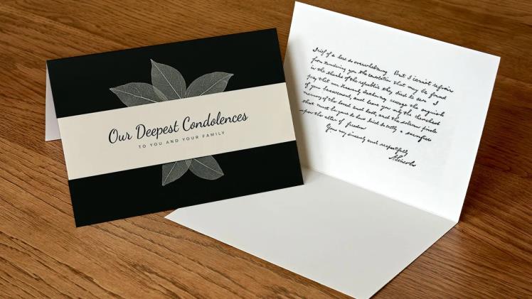 Response to Condolence Message