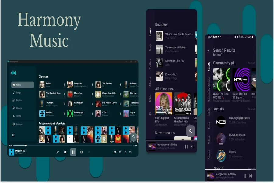 Harmony Music GitHub