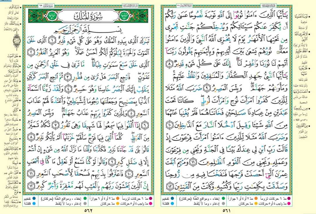 Sourate Al Mulk Phonetique